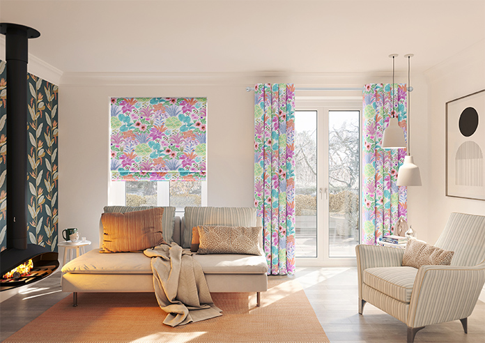Kerala, Calypso - Twist&Fit Roman Blind - Image 8